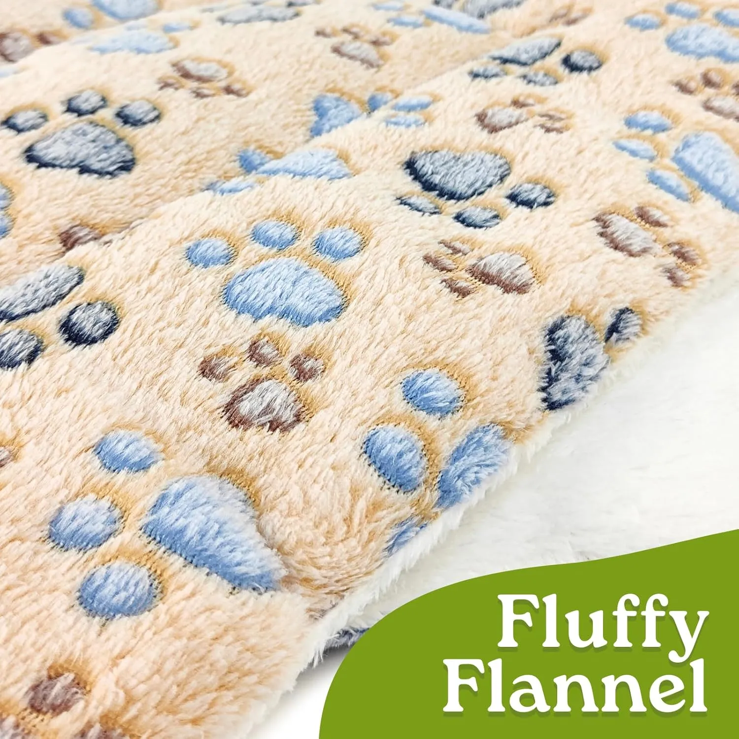 2 Pack Cat Blankets for Indoor Cats, Ultra Soft Reversible Mat, Fluffy Flannel Blanket for Small Dogs and Cats, Washable Pet Pad