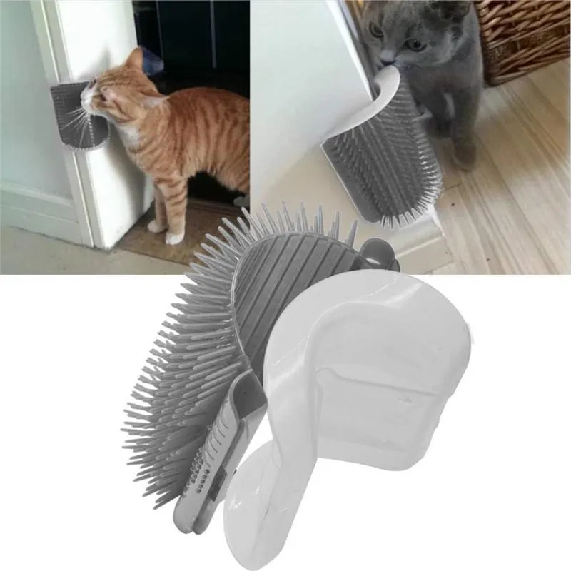 2pcs Pet Cat Self Groomer Hair Removal Brush Comb