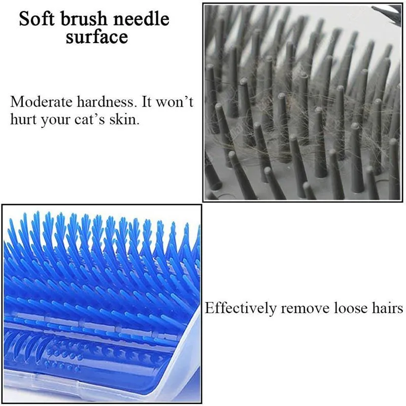 2pcs Pet Cat Self Groomer Hair Removal Brush Comb
