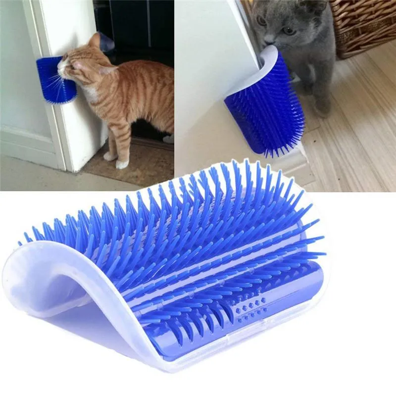 2pcs Pet Cat Self Groomer Hair Removal Brush Comb
