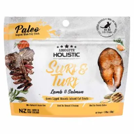 Absolute Holistic Surf & Turf Lamb & Salmon Air Dried Grain-Free Cat Treats 50g