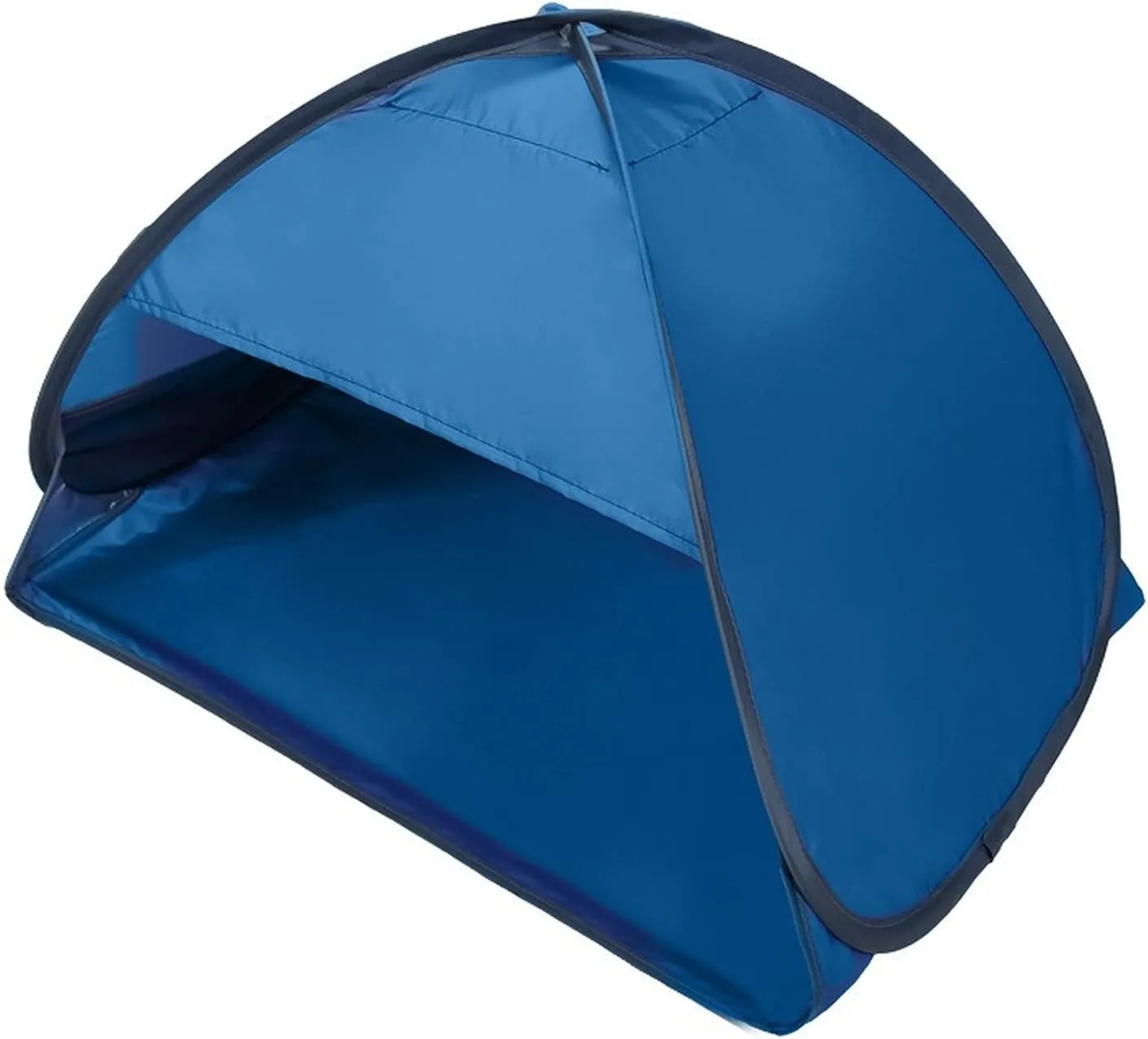Beach Sun Shelter, Face Head Sun Shade Canopy Mini Tent Pop up Instant Portable Sunbathing Sun Protection for Camping Fishing Pet Dog Cat, Windproof Waterproof Sandproof with Mobile Phone Stand
