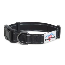 Black Reflective Dog Collar
