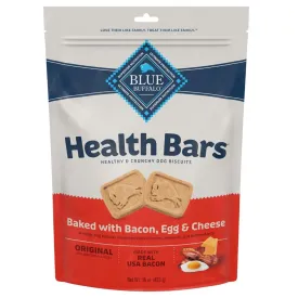 Blue Buffalo Health Bars Bacon, Egg & Cheese Biscuits for Dogs