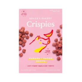 Bocce's Bakery Crispies Banana   Bacon Dog Treats 10 oz