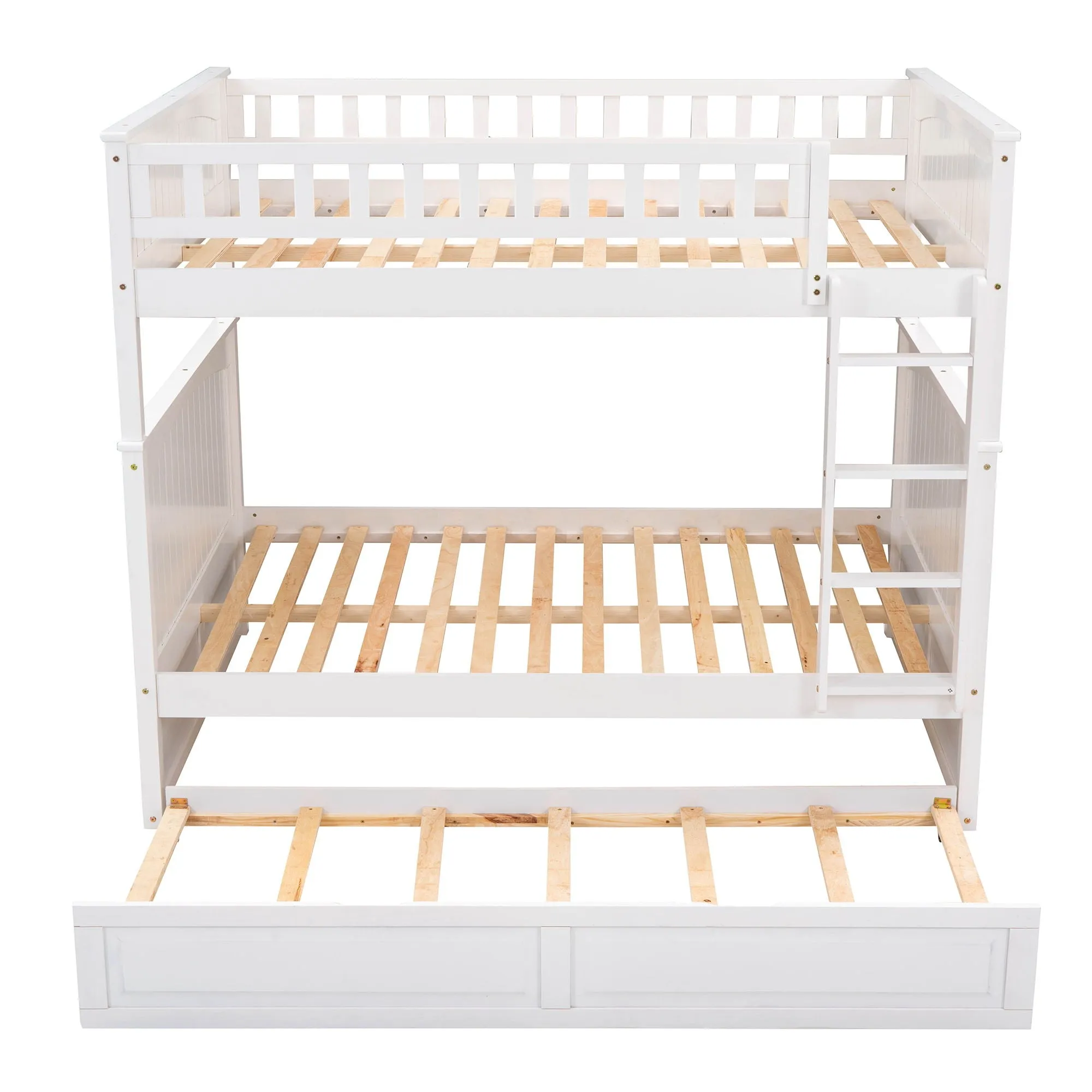 Bunk Bed With Twin Size Trundle, Guardrails by Couch.com