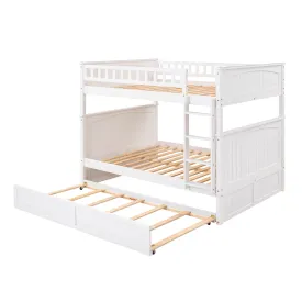 Bunk Bed With Twin Size Trundle, Guardrails by Couch.com