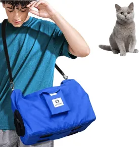 Cat Carrier Backpack Pet Supplies, Breathable Cat Travel Pouch Bag for Small Pets 5-11 lbs