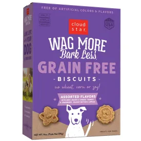 Cloud Star Wag More Bark Less Grain Free Assorted Flavors Dog Treats 14oz