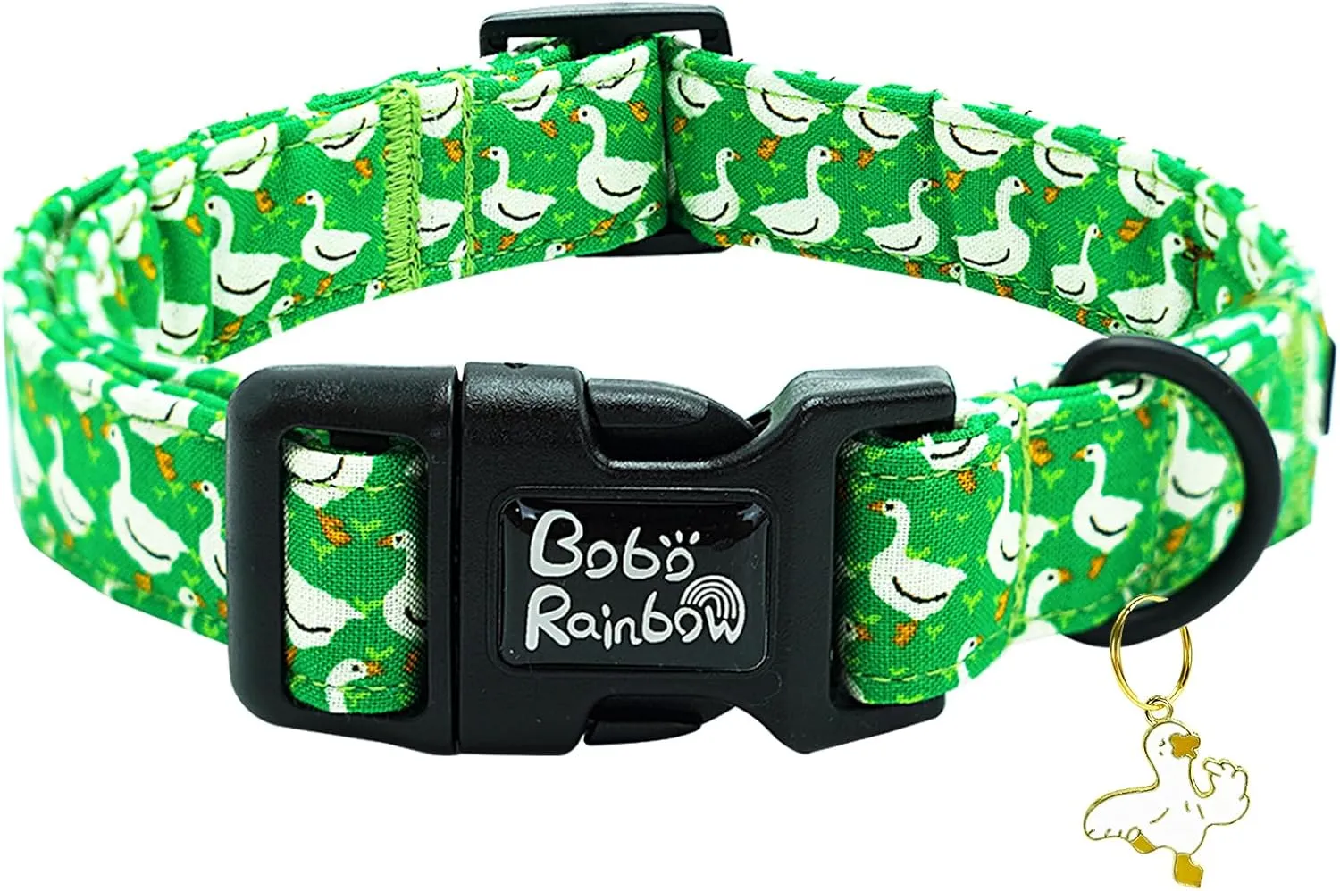 Dog Collar-Goose Adjustable Pet Collar Comfortable Spring Summer Puppy Collar Cute Cotton Collars Durable Necklace Gift for Medium Dogs