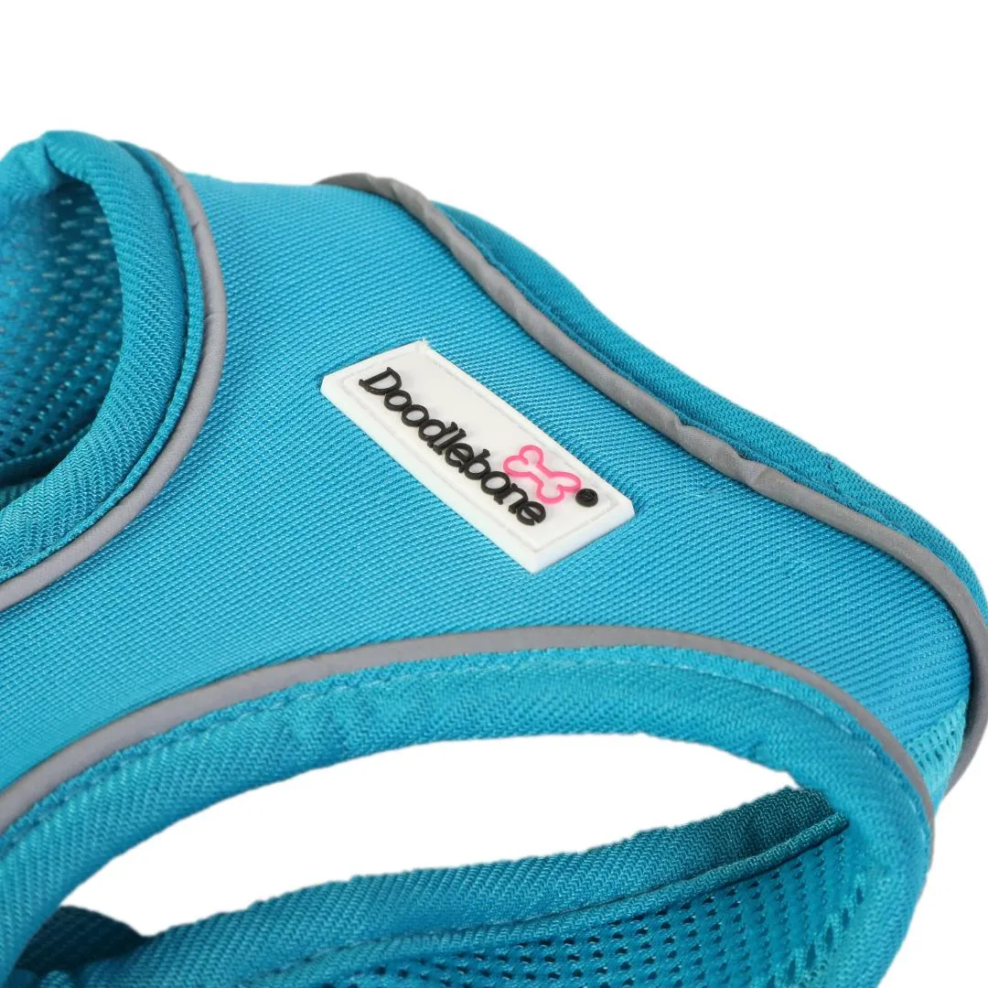 Doodlebone Snappy Dog Harness - Aqua Blue