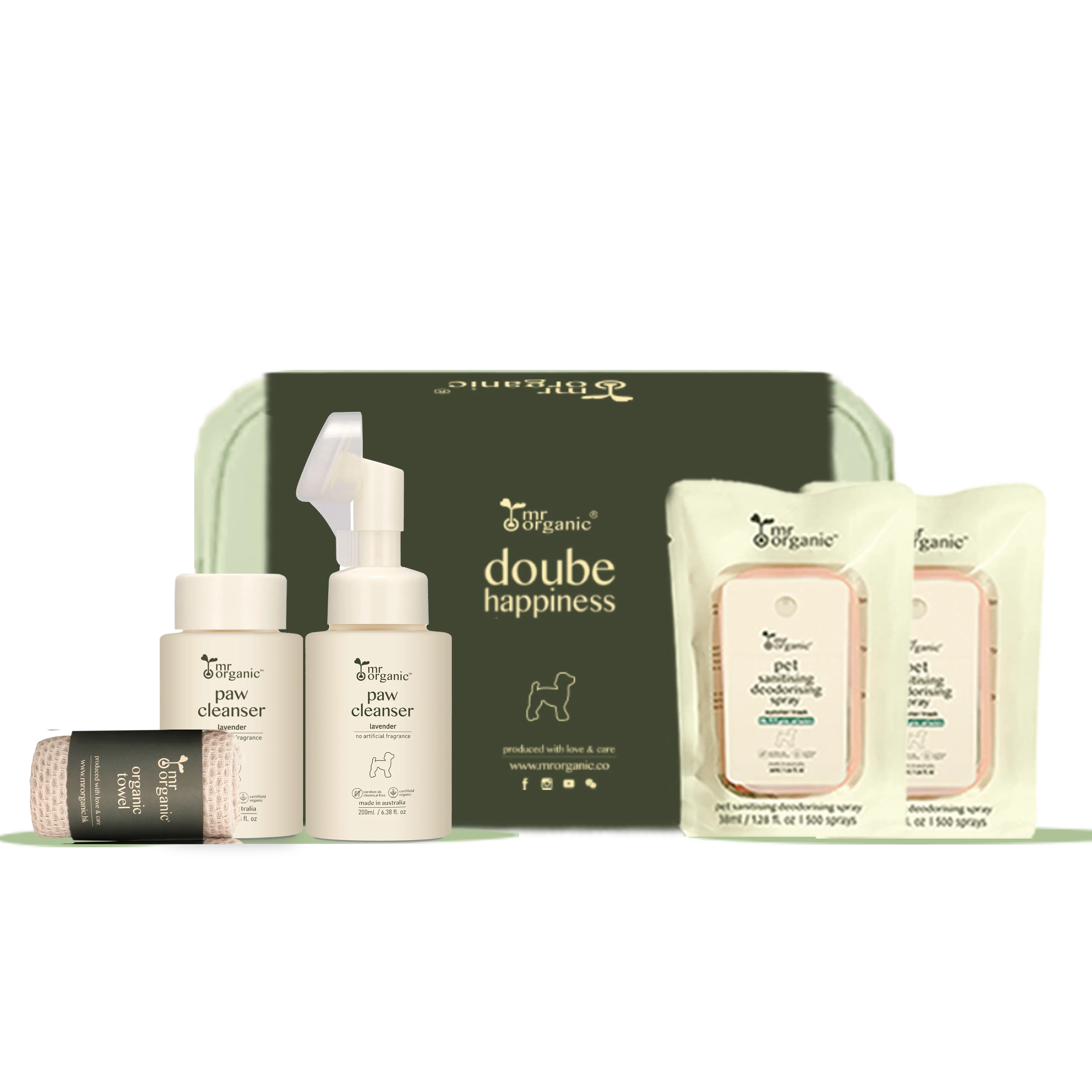 double happiness paw cleanser set ( lavender ) 200ml