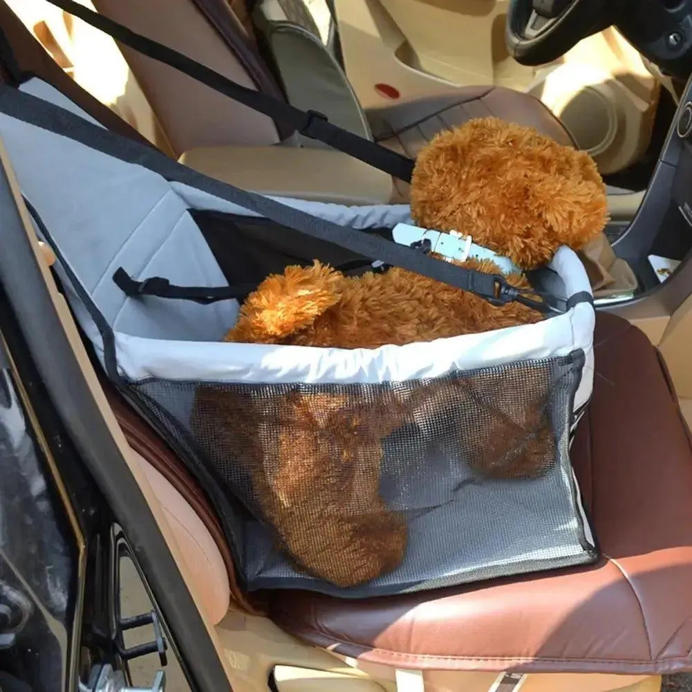 Folding Hammock Protector Dog Car Front Seat Cover Pet Carriers Mesh Bags Caring Cat Basket Waterproof Pets Travel Mat Handbag