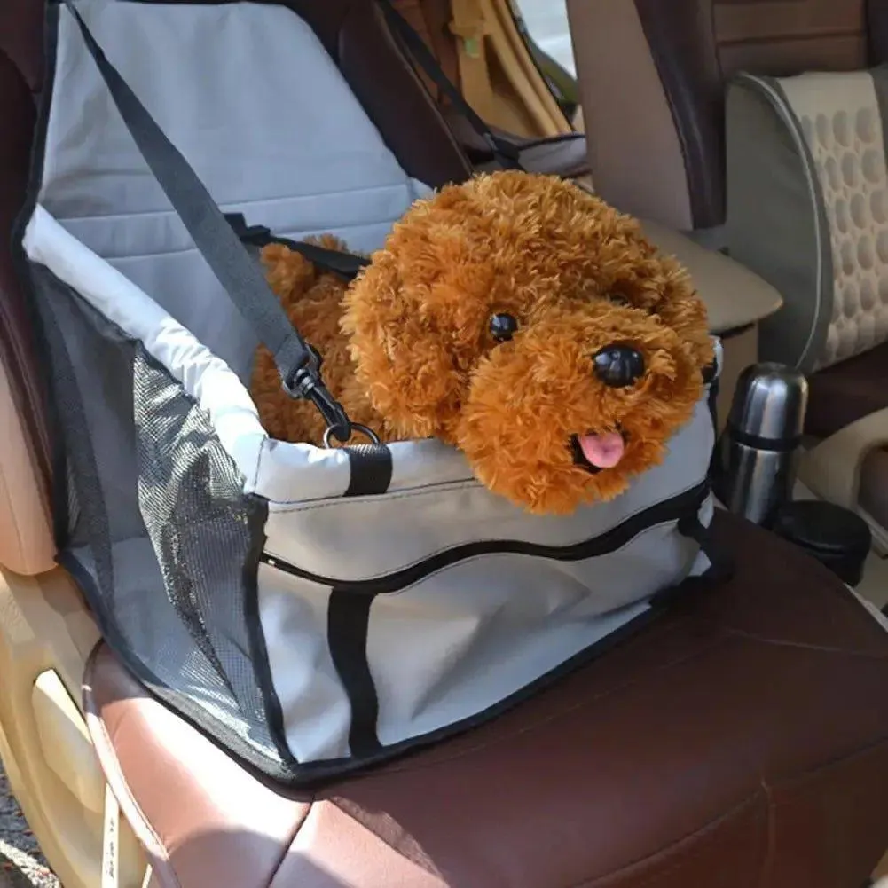 Folding Hammock Protector Dog Car Front Seat Cover Pet Carriers Mesh Bags Caring Cat Basket Waterproof Pets Travel Mat Handbag
