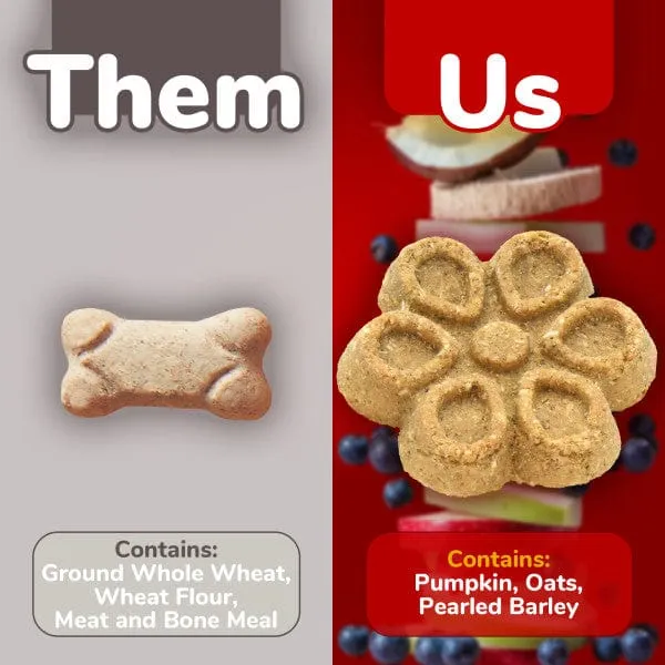 Fruitables Biggies Crispy Bacon & Apple Dog Treats