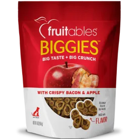 Fruitables Biggies Crispy Bacon & Apple Dog Treats