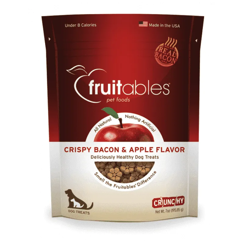 Fruitables Dog Treats Crispy Bacon & Apple