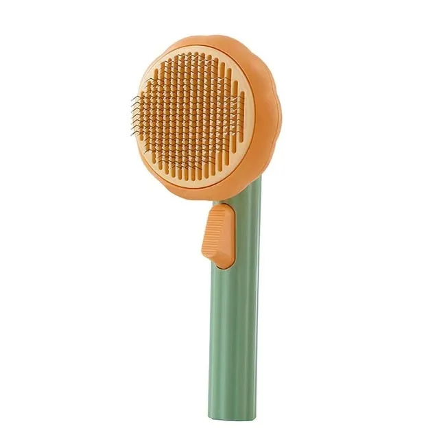 Gentle Self-Cleaning Cat Dog Pumpkin Brush - The Ultimate Grooming Tool