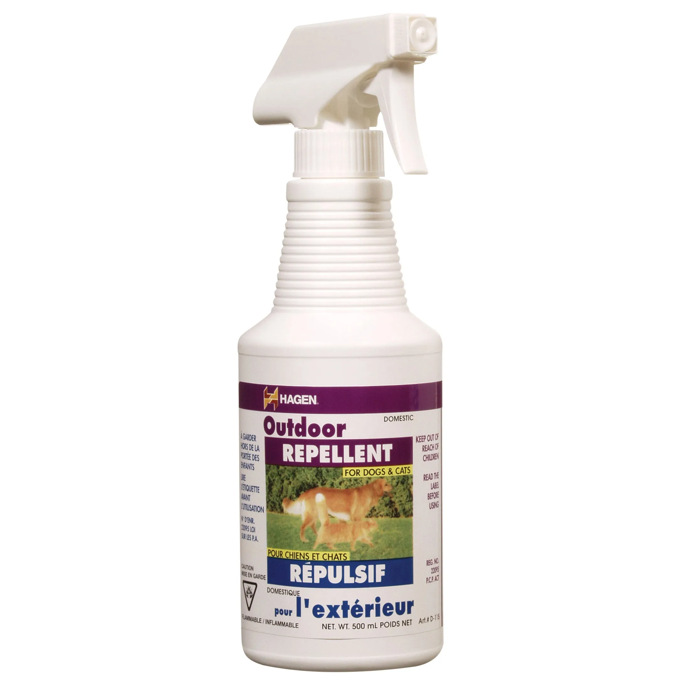 Hagen Non-Aerosol Dog Outdoor Repellent - 500ml (16.9oz)