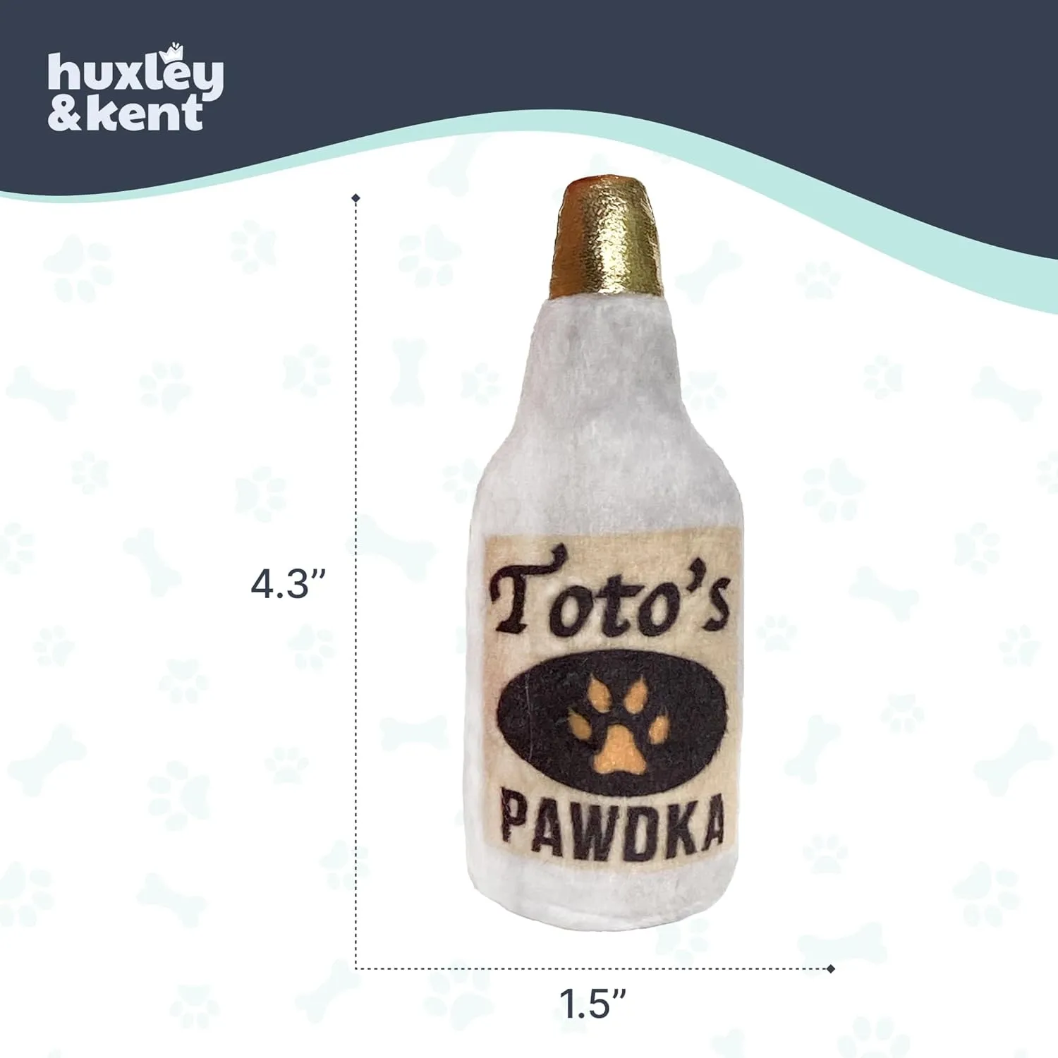 Huxley & Kent Plush Cat Toy - Toto's Pawdka - Nappy Hour Strong Catnip Filled - Plush Interactive Kitten and Cat Toy with Catnip and Crinkle - Kittybelles