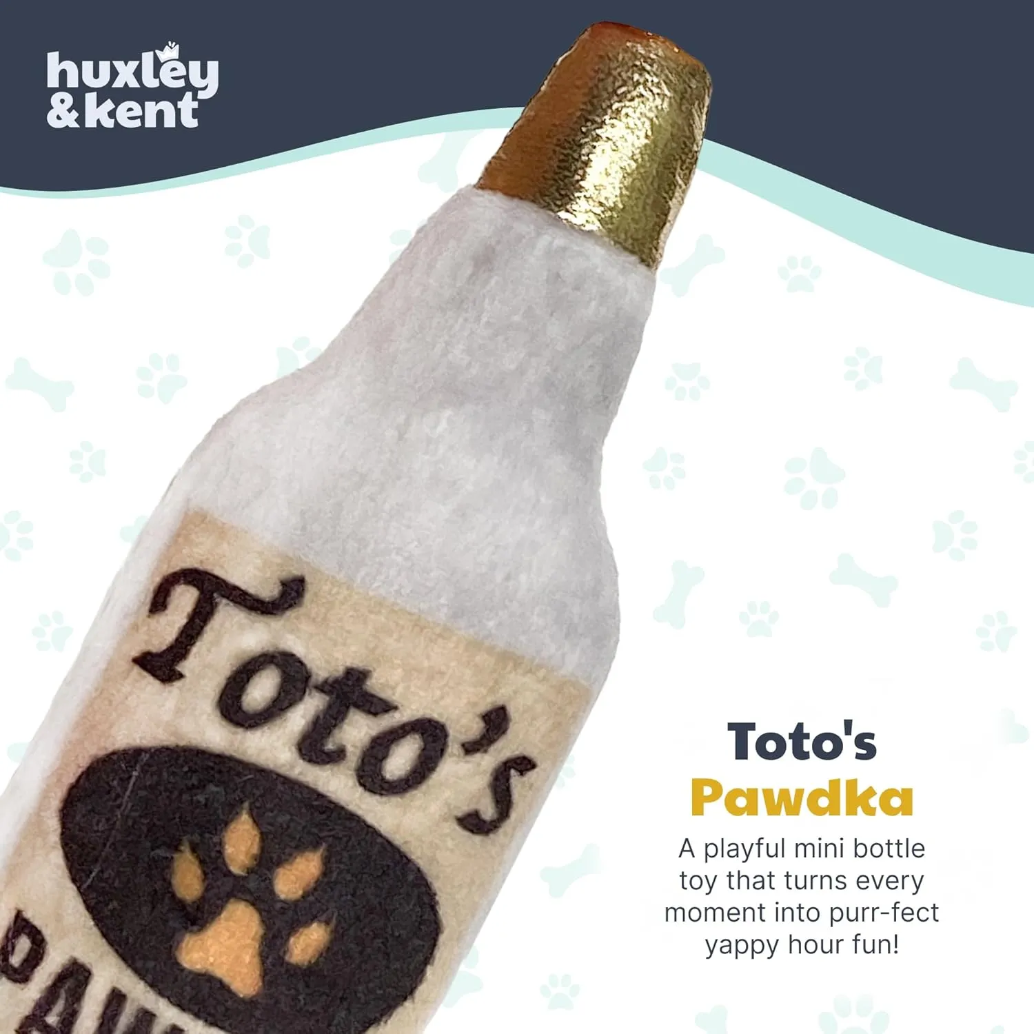Huxley & Kent Plush Cat Toy - Toto's Pawdka - Nappy Hour Strong Catnip Filled - Plush Interactive Kitten and Cat Toy with Catnip and Crinkle - Kittybelles