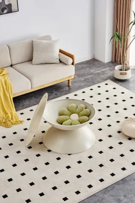 Maximize Space with Round Coffee Tables, Stylish Marble Look, Integrated Cat Bed, Milk White