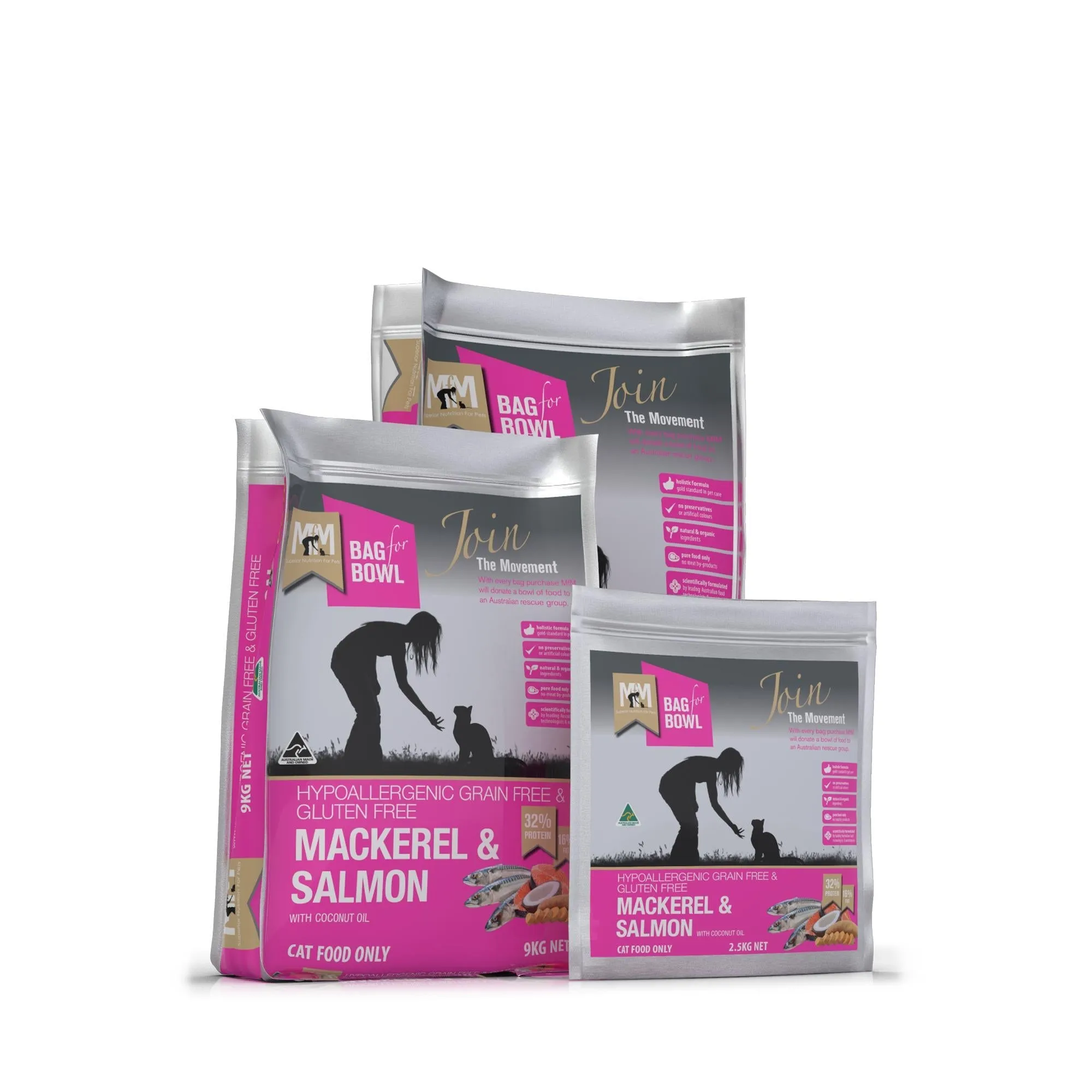 Meals for Meows Grain Free Mackerel and Salmon Dry Cat Food 2.5kg^^^