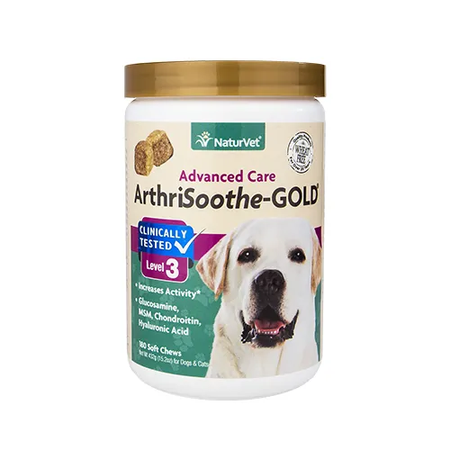 NaturVet Dog ArthriSoothe-Gold Advanced Care Soft Chews