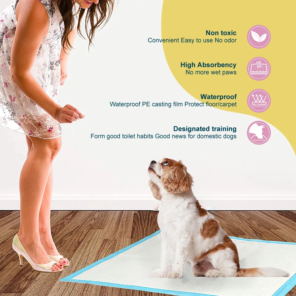 Nezo 30 x 36 inch - 30 Count Pee Pads with 6 Layer Leak-Proof and Super Absorbent 30/180count