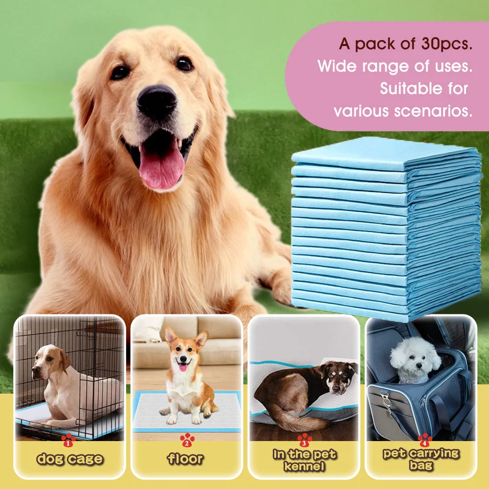 Nezo 30 x 36 inch - 30 Count Pee Pads with 6 Layer Leak-Proof and Super Absorbent 30/180count