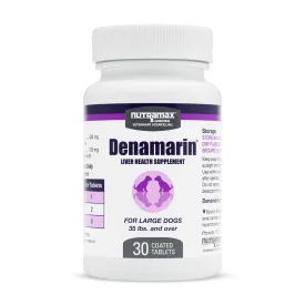 Nutramax Denamarin Liver Health Supplement for Large Dogs - With S-Adenosylmethionine (SAMe) and Silybin, Tablets
