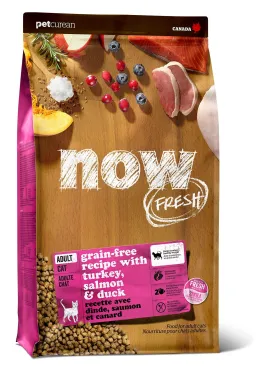PETCUREAN Now Fresh - Grain-Free Turkey, Salmon   Duck for Cats