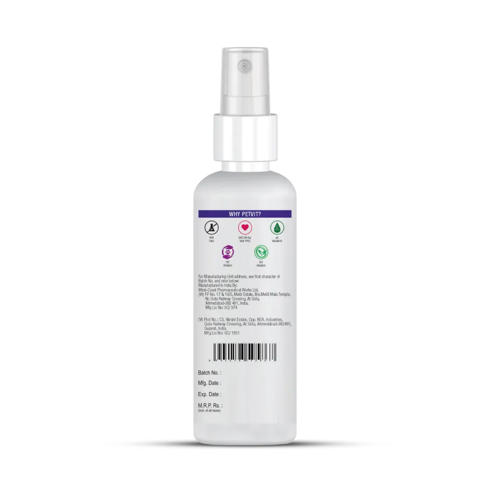 Petvit Tick Repellent Oil Spray for Dogs and Cats