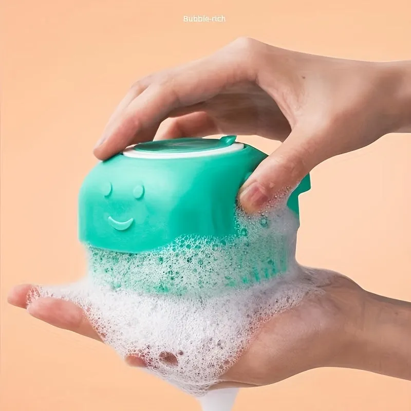 Silicone Pet Shampoo Brush Massage Clean and Store