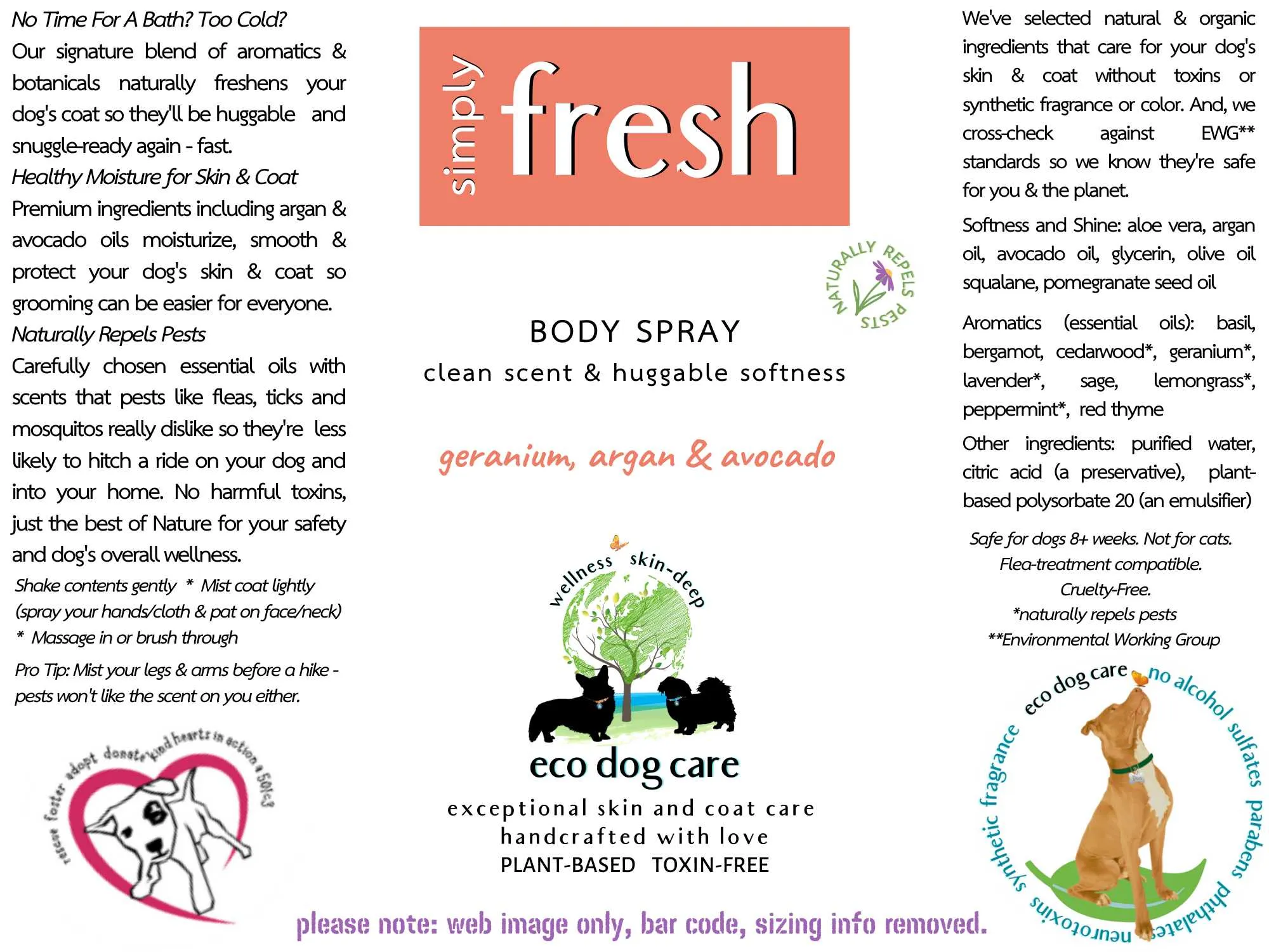 Simply Fresh Between Baths Body Spray