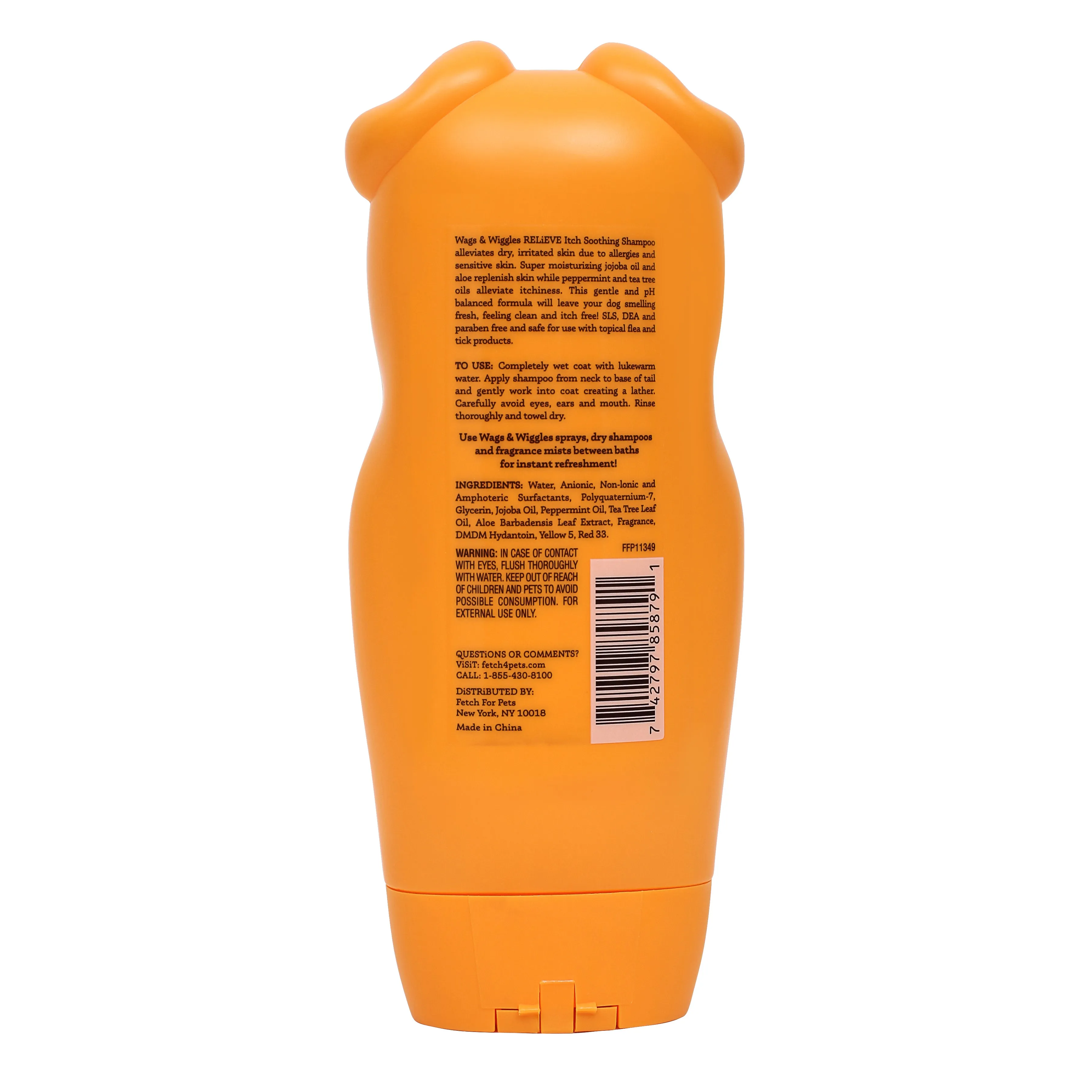 Wags & Wiggles Relieve Anti-itch Dog Shampoo, 16 oz