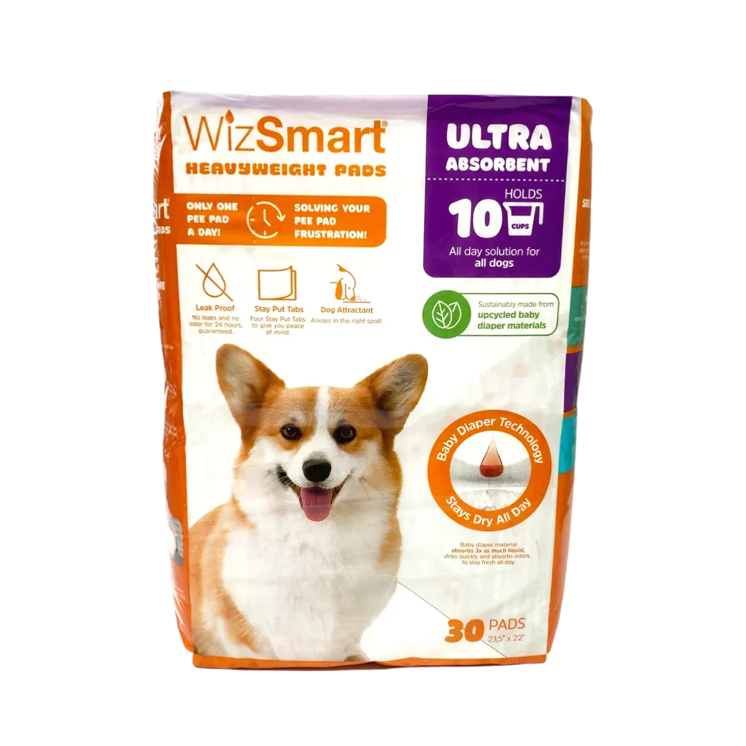 WizSmart -  Heavyweight Ultra Dog Pads (10  Cups)