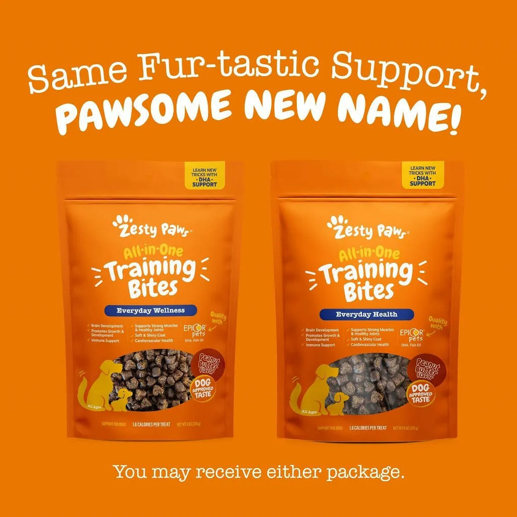 Zesty paws All-in-One Peanut Butter Flavored Multivitamin Training Bites for Dogs (8 oz)