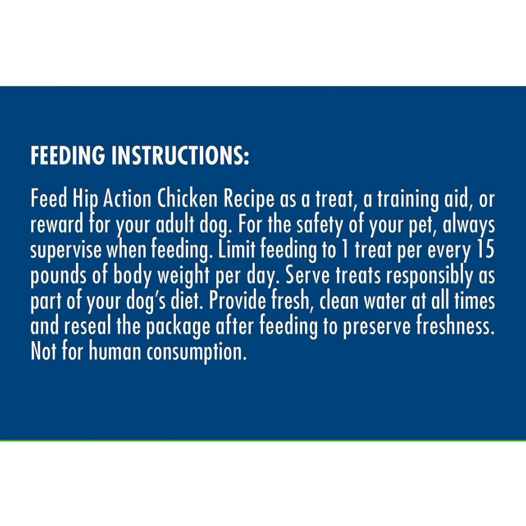 Zuke’s Hip Action Chicken Recipe Hip & Joint Support Treats for Dogs