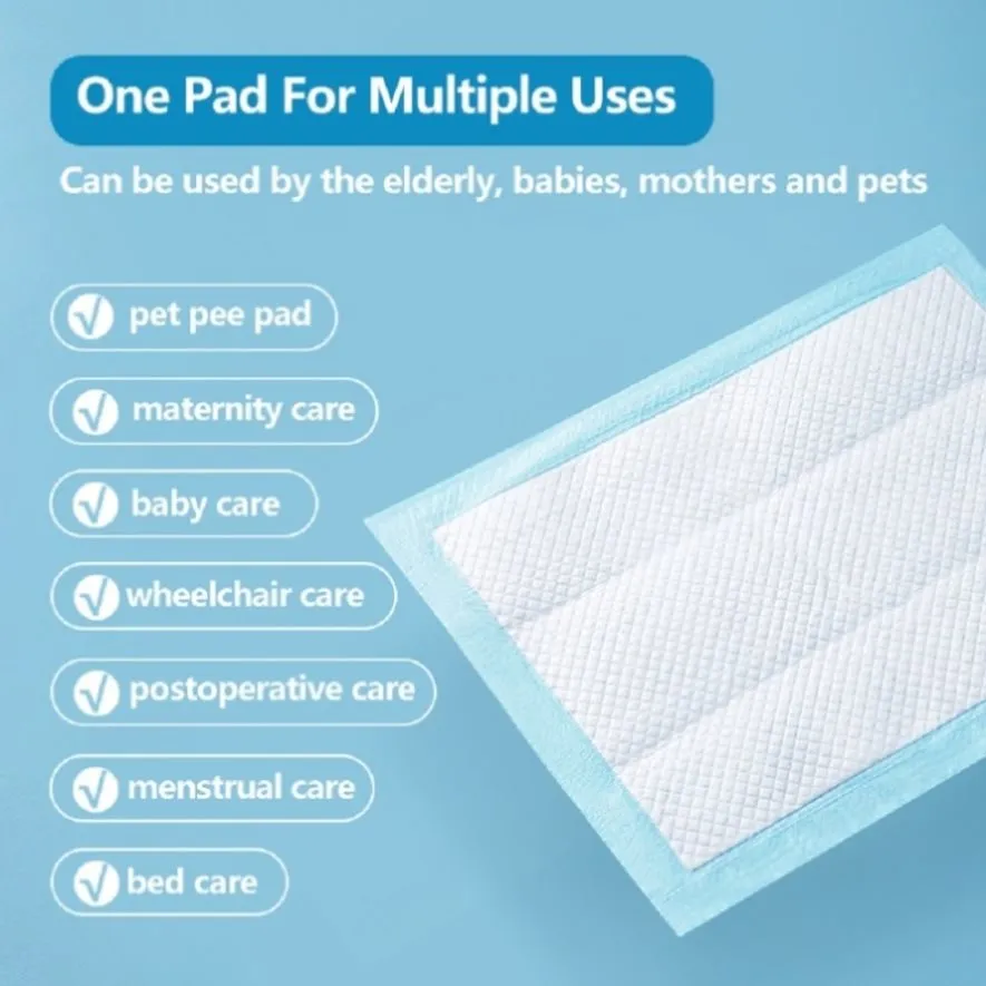 ZUN 1.3kg/pack Super Thick Absorbent Waterproof Dog and Puppy Pet Training Pad, Housebreaking Pet Pad, 57536141