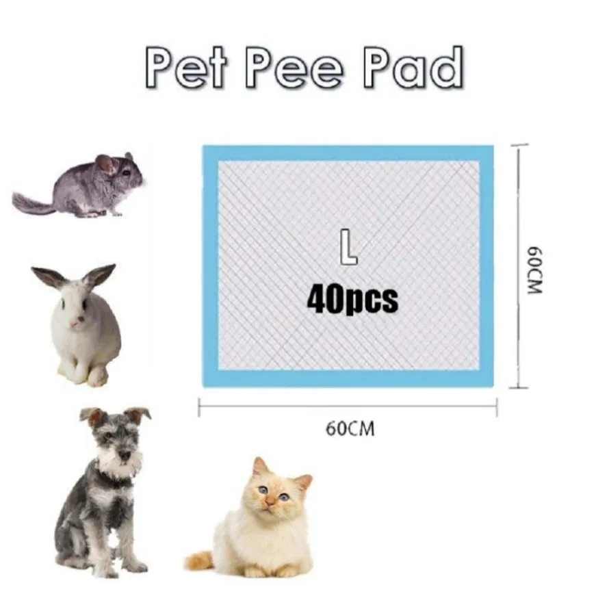 ZUN 1.3kg/pack Super Thick Absorbent Waterproof Dog and Puppy Pet Training Pad, Housebreaking Pet Pad, 57536141
